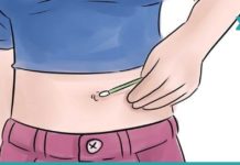 დაიდეთ ბამბის ჩხირი ჭიპზე და ამის შემდეგ მუდამ ამ მეთოდს გამოიყენებთ