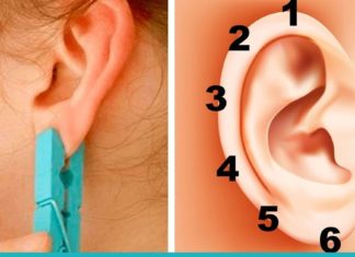 აი რა მოხდება, თუ თქვენ ყურის სხვადასხვა ადგილას სარეცხის სამაგრს 1 წუთით დაიმაგრებთ. დაუჯერებელი შედეგი