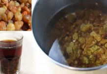 მან წყალი და ქიშმიში ერთმანეთს შეურია. ნაზავი, რომელიც ძალიან ბევრ ადამიანს ჭირდება