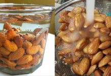 მთელი ღამით დაასველეთ 4 ნუში წყალში და მიირთვით მეორე დილითვე! საოცარი რამ რაც დაემართება შენს სხეულს!