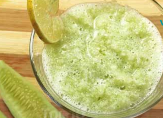 კიტრისგან დამზადებული ხელნაკეთი ნიღაბი! მისი შედეგებით ნამდვილად გაოცდებით..