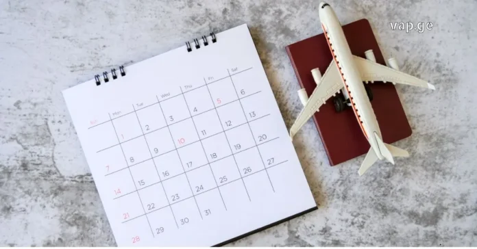 aviabiletebis kalendari aviabiletebi